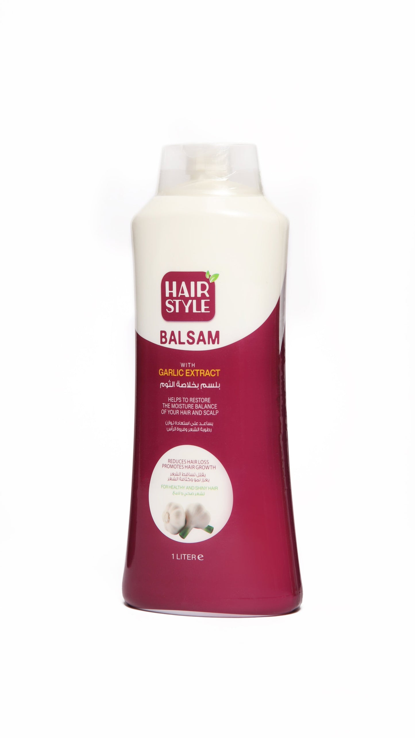 Hairstyle balsam with garlic extract, 1000 ml