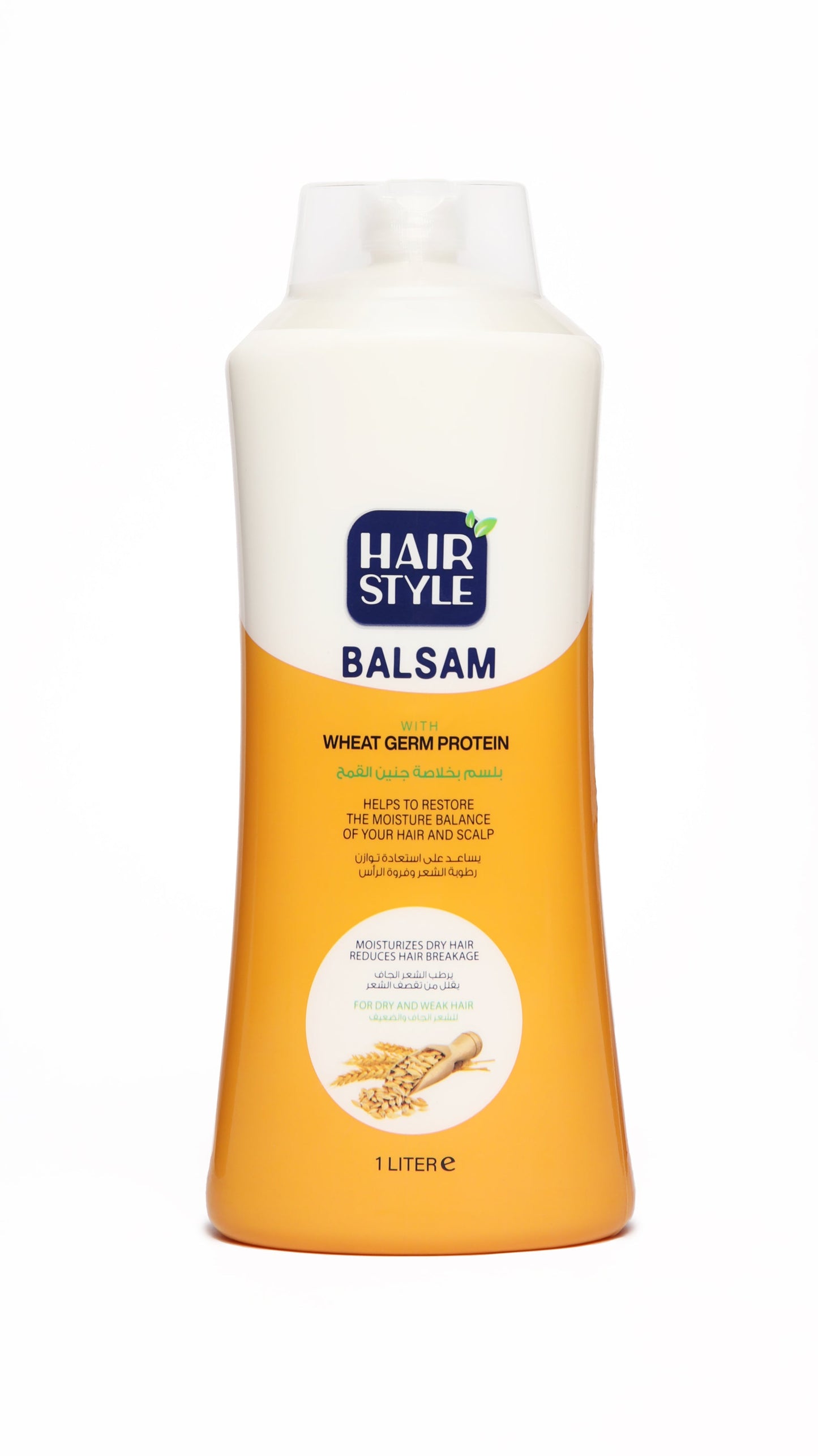 Hairstyle balsam with wheat germ extract, 1000 ml