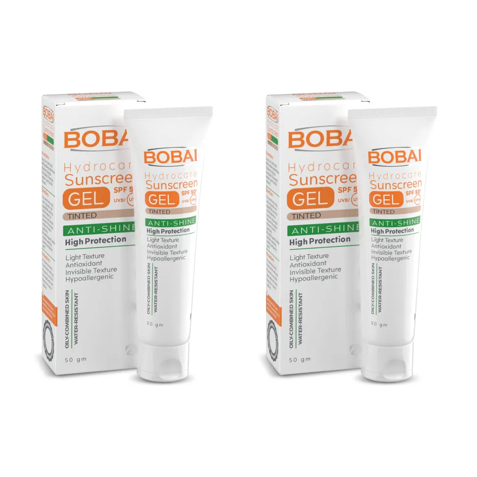1+1 Bobai | Hydrocare Tinted Sunscreen Gel SPF50 | 50gm