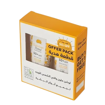 1+1 Bobana | Sunscreen Lotion Tinted for All Skin Types | 60ml