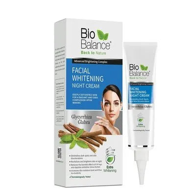 BIOBALANCE Facial Whitening Night Cream 55ml