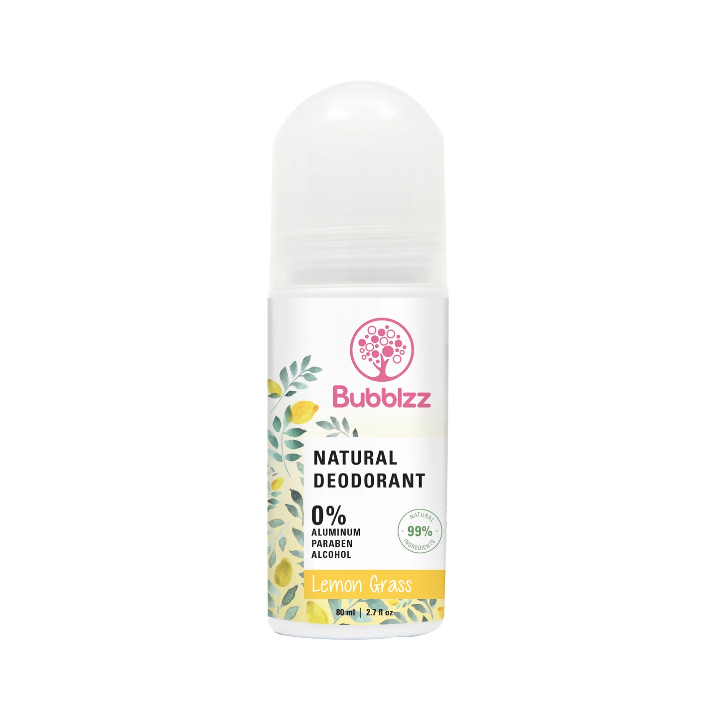 Bubblzz | Lemon Grass Natural Deodorant | 80ml
