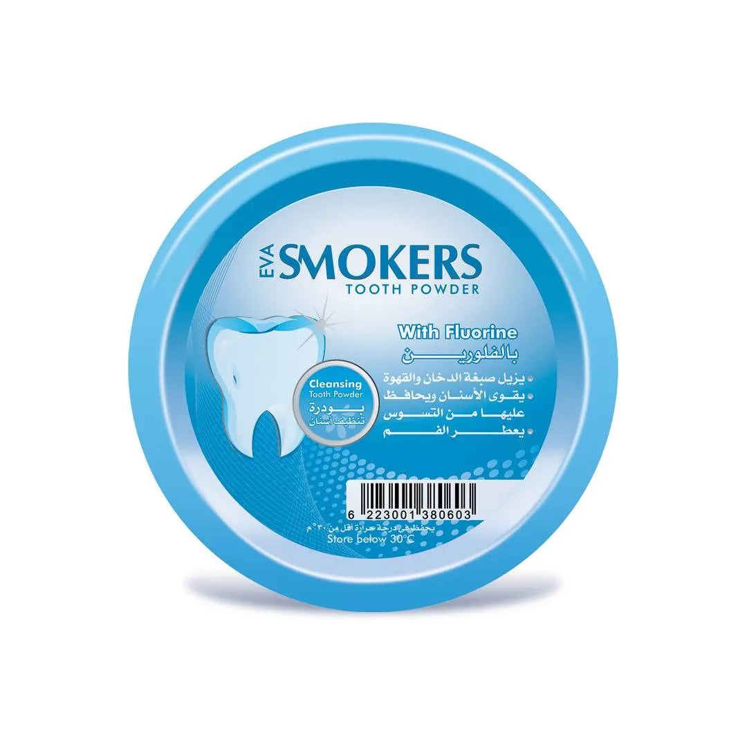 Eva Smokers | Tooth Powder with Fluoride Flavor | 40gm