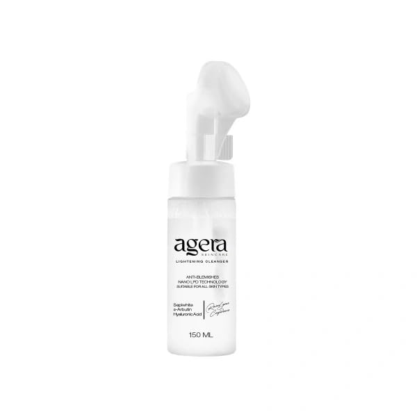 Agera Lightening Cleanser, Nano Hyaluronic Acid, Sepiwhite Technology, Anti-Inflammatory, 150 mL