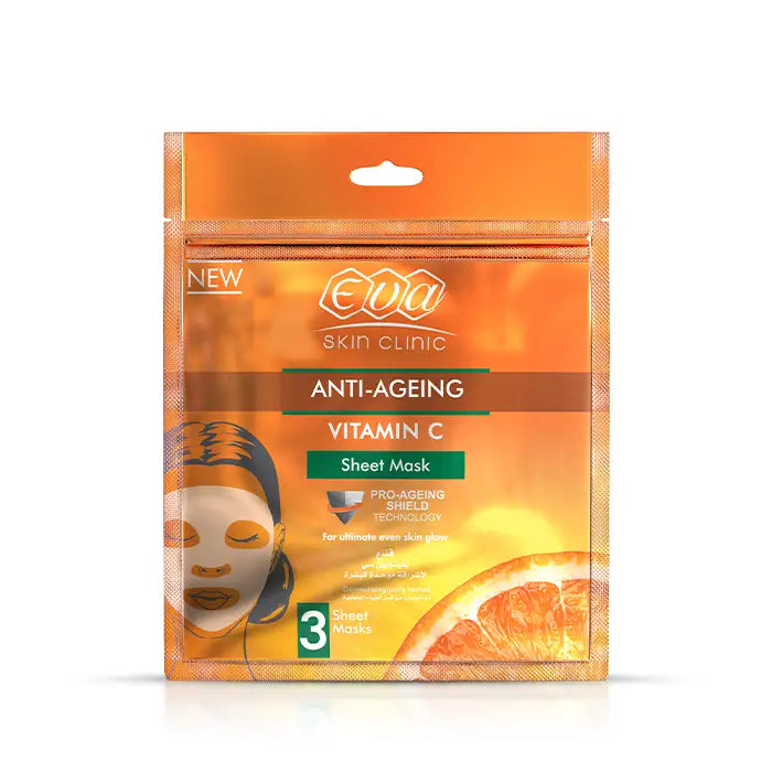 Eva Skin Clinic Vitamin C Sheet Mask ( 3 Sheet Masks )