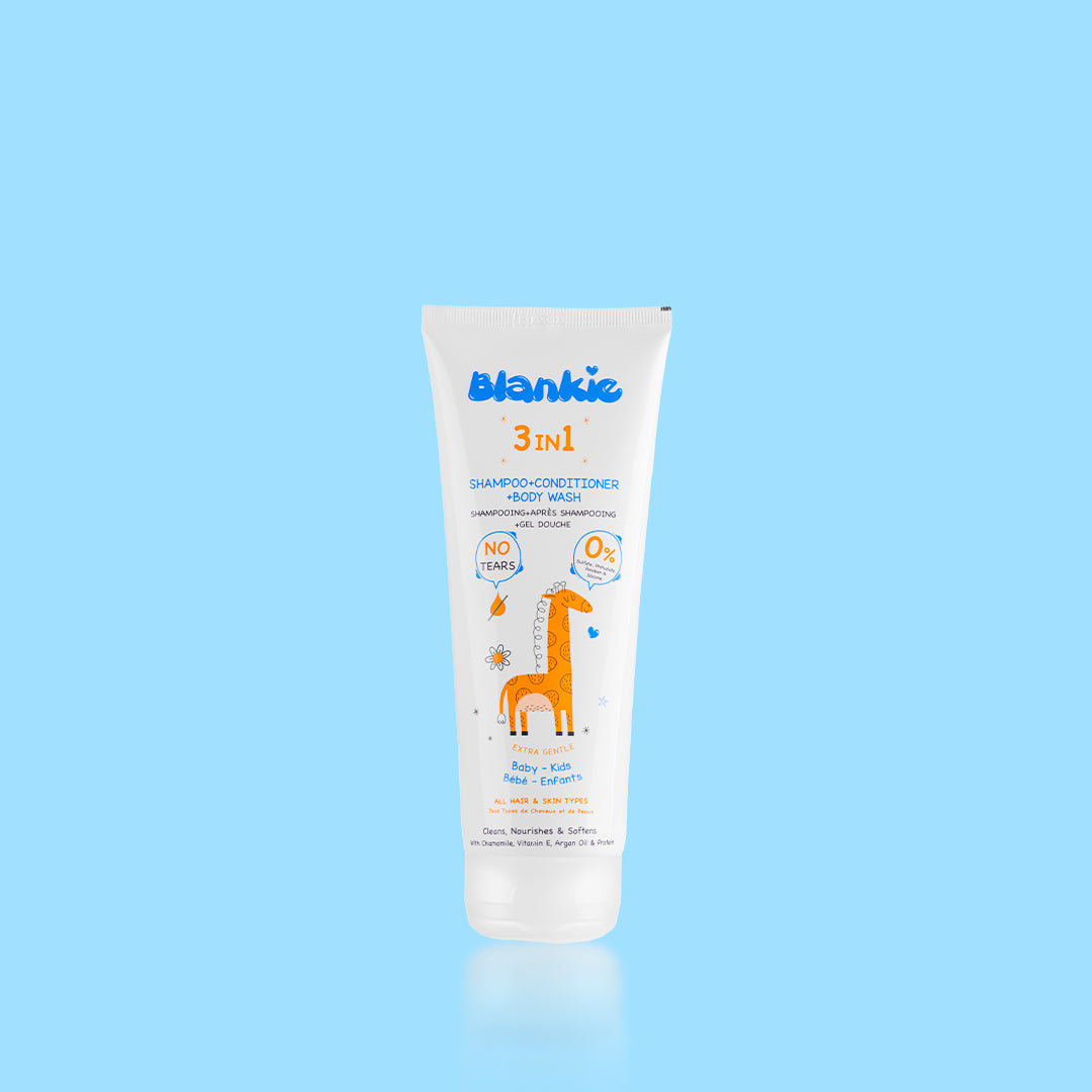BLANKIE Shampoo + Conditioner + Body Wash