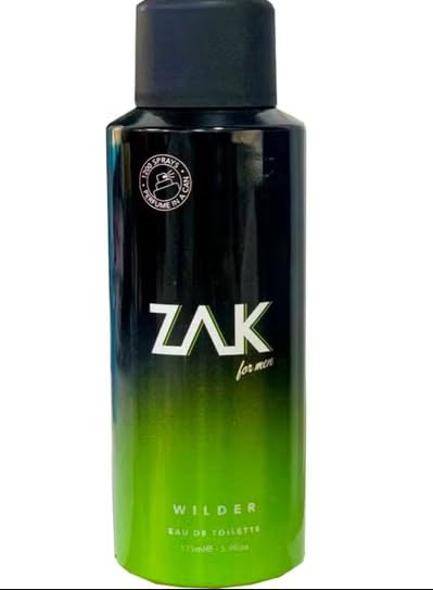 ZAK Wilder Eau De Toilette for Men, 175ml, Citrus and Woody Fragrance