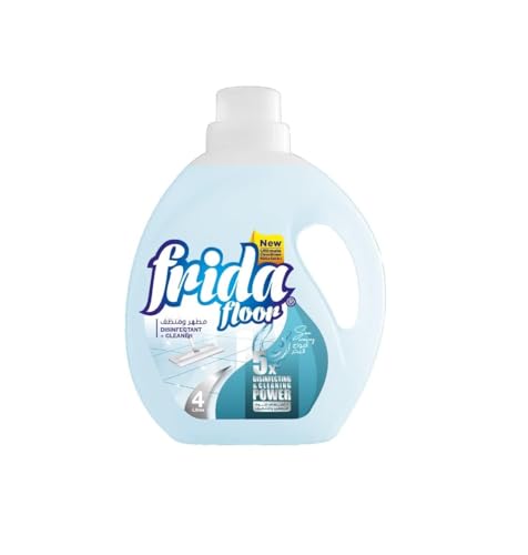 Frida Disinfectant Cleaner 5x Cleaning Power - Sea Waves - 4 Liter (Pack of 2)
