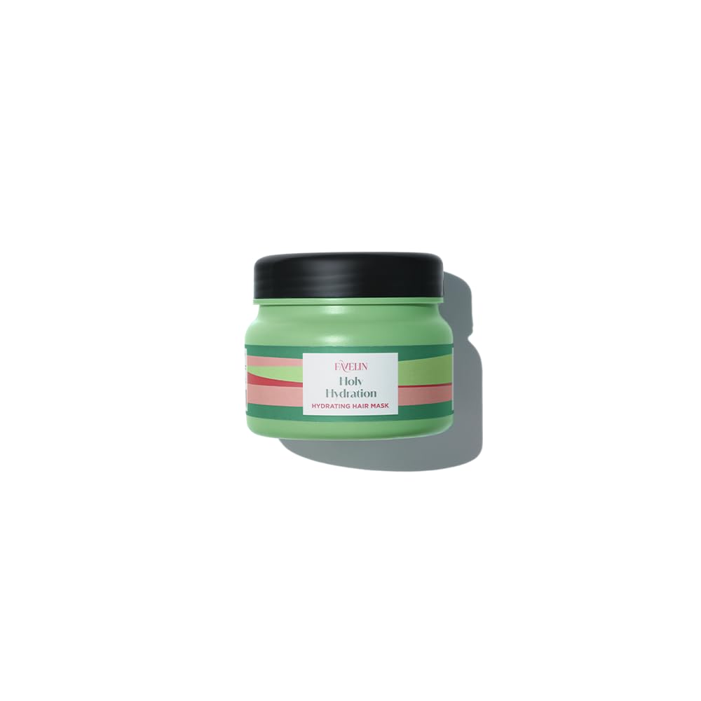 Favelin HolyHydration Hydrating Hair Mask | Infused with Coconut oil, Pro-Vitamin B5 & Vitamin E | Sulfate Free | 300 ml