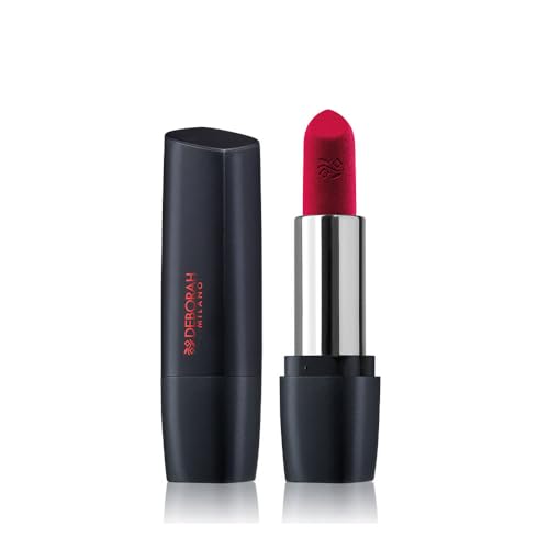 Deborah Milano Red Mat Lipstick, 41 Fire Red