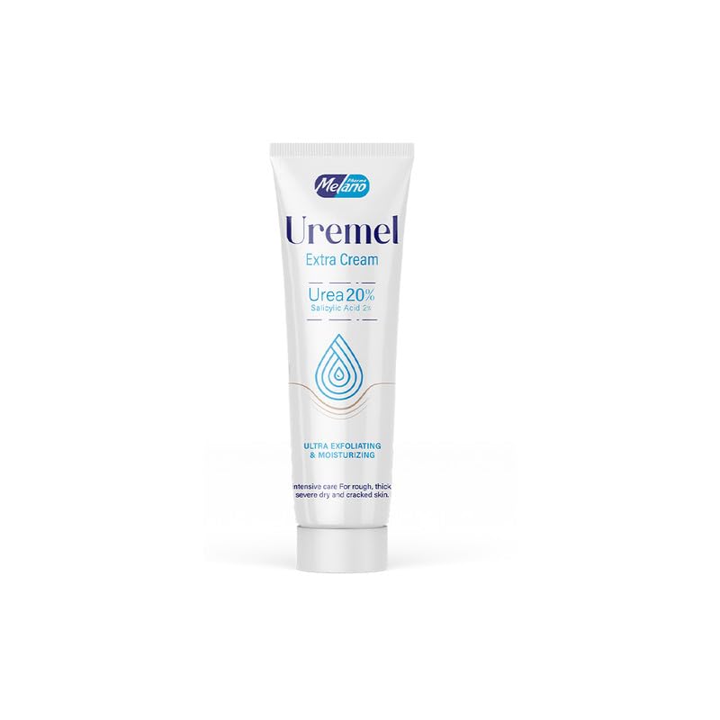 Melano Pharma Uremel Extra Cream, Urea 20% Salicylic Acid 2%, Ultra Exfoliating and Moisturising for Rough, Thick, Severe Dry and Cracked Skin