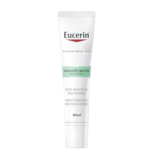 Eucerin DermoPurifyer Oil Control Skin Renewal Treatment Face Serum for Blemish and Acne-Prone Skin with Hydroxy Complex, Unclogs Pores, Reduces Blemishes, Supports Skin Renewal, 40ml