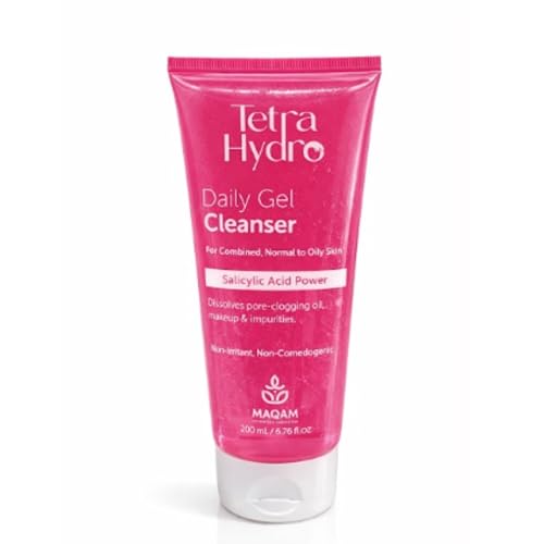 Tetra Hydro Moisturizing Creamy Face Cleanser, Gentle Daily Wash for Normal to Dry Skin, Smooth & Hydrated Skin, 200 ml