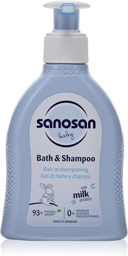 Sanosan bath and shampoo for baby 200 ml