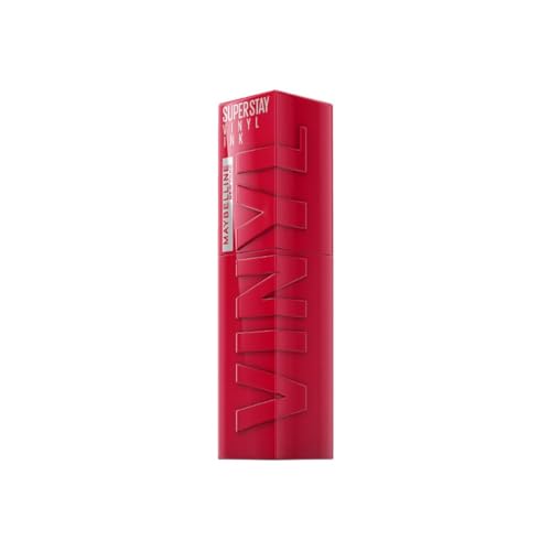 MAYBELLINE New York Super Stay Vinyl Ink Longwear Transfer Proof Gloss Lipstick, 50 WICKED
