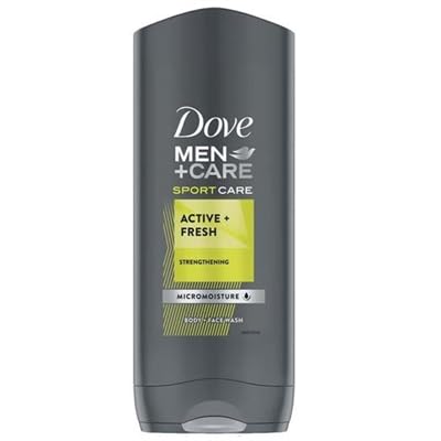 Dove Man Care Body Face Hair Active Fresh 400ml