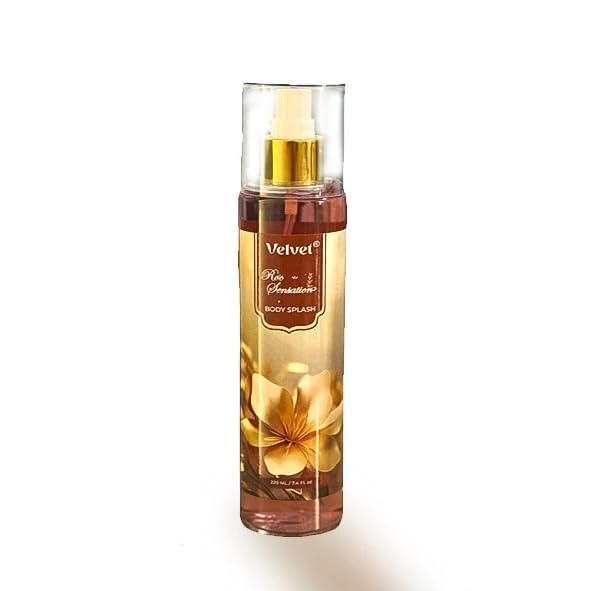 Cosmo APPE Velvet ROC Sensation Body Splash, Musk Amber Damask Jasmine Fragrance, 250ML