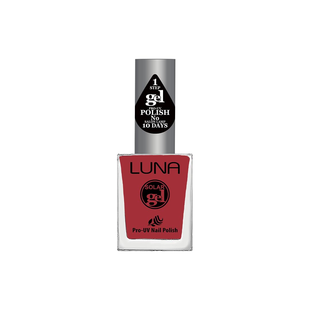 Luna Solar gel nail polish Luna 10 ml - Hologram Red Metallic No.2005