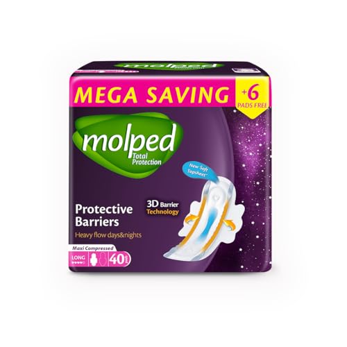 Molped Total Protection Sanitary Pad Long Family Pack 40