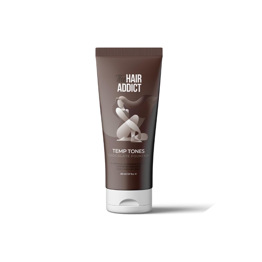 The Hair Addict Temp Tones - Chocolate Fountain Hair Colorant (88ml)