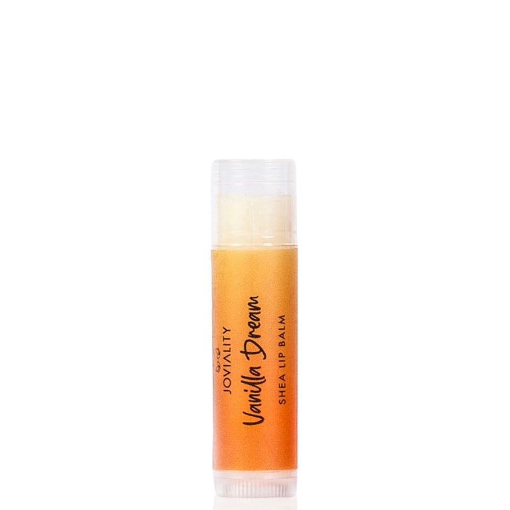 Joviality Natural Shea Lip Balm - Vanilla Dream - Moisturizing Lip Care with Shea Butter and Coconut Oil, Heals Dry and Cracked Lips 5g