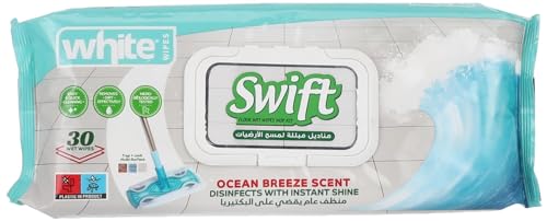 White wet wipes swift 30 pulls