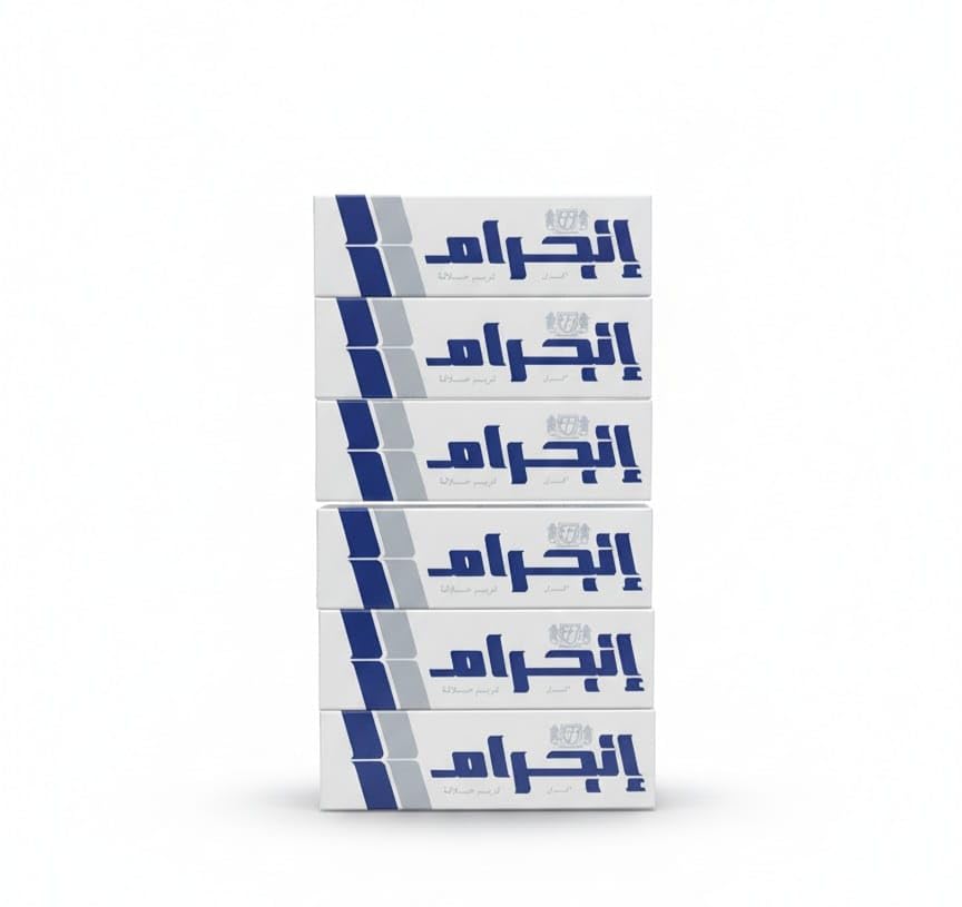 Ingram Lather Shaving Cream 90 gm x 6 Pieces - Deeply Cleansing & Moisturizing - Guaranteed Razor Burn Protection