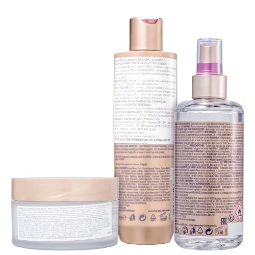 Schwarzkopf Professional BlondMe Smooth Kit for All Blondes (3 products)