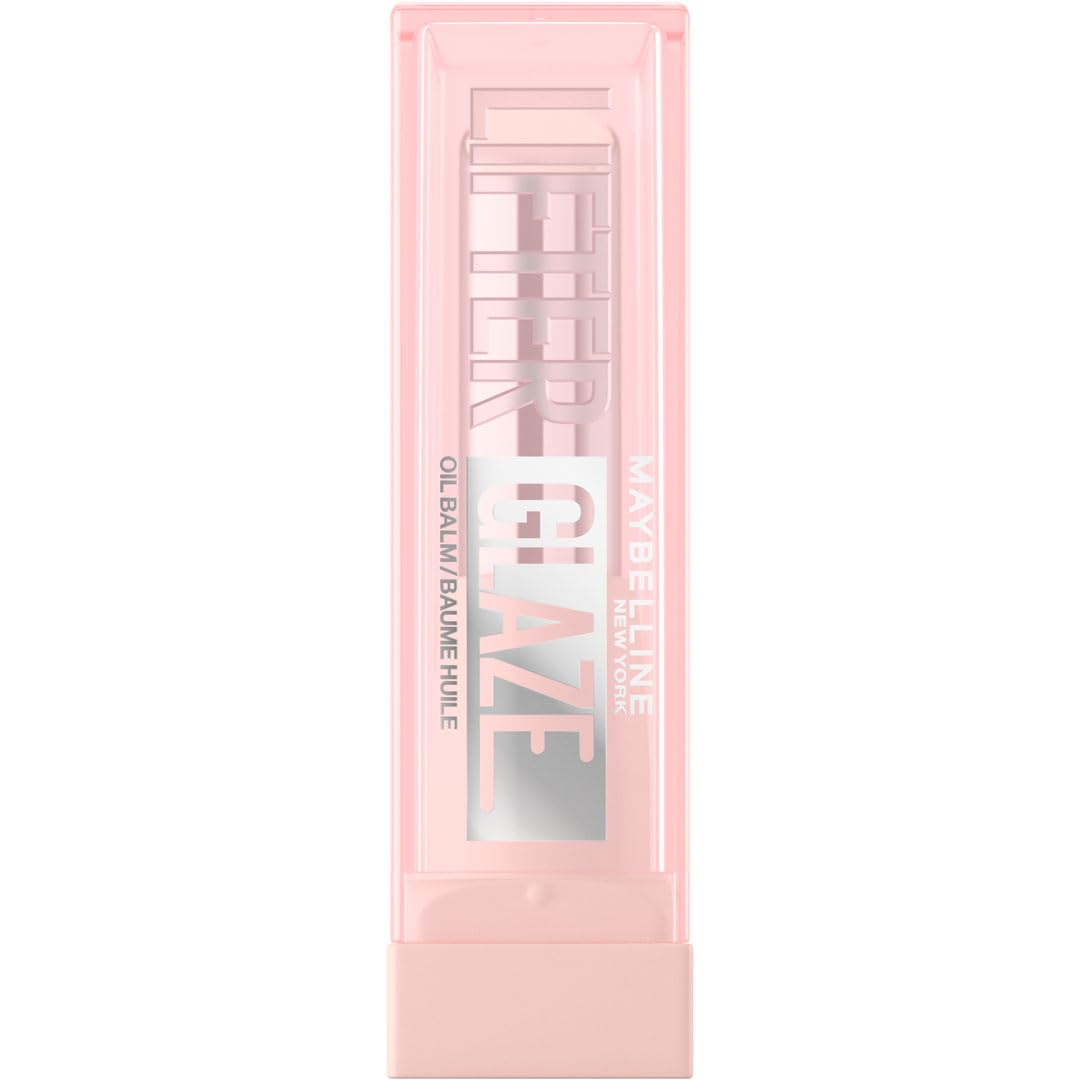 Maybelline New York Lifter Glaze Oil 001 Clear Crave Lip Balm - Up to 24 Hours Hydration - With Shiny Pigments - 3g