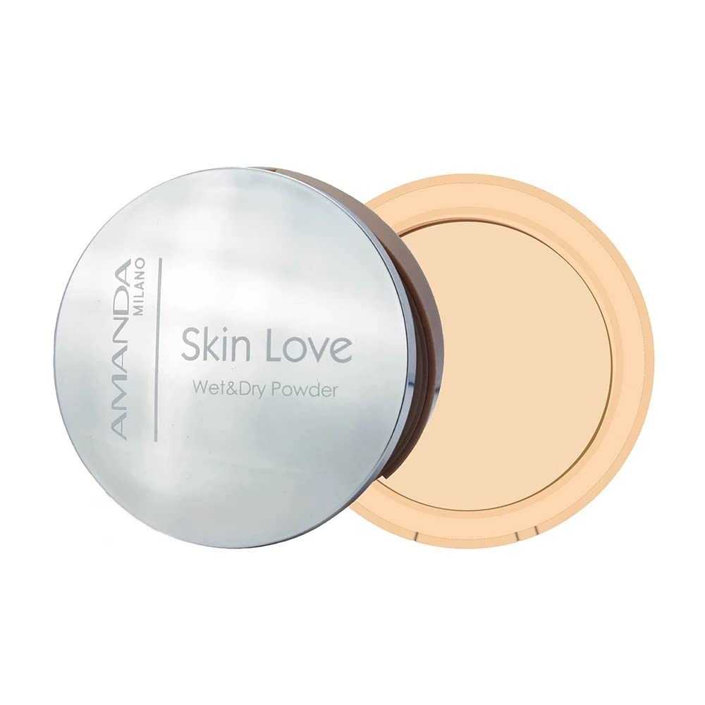 Amanda Milano skin love wet and dry powder 12 g, no. 2 beige