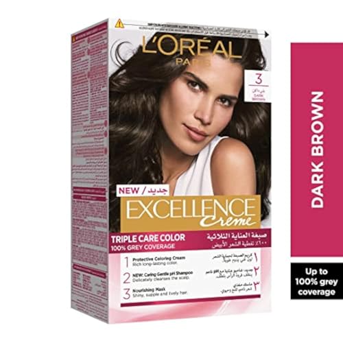 LâOrĂ©al Paris excellence creme - 3 dark brown