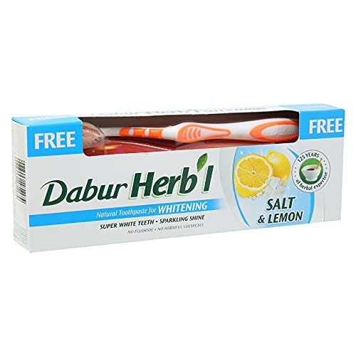 Dabur Herbal Natural Toothpaste for Whitening Dental Care Kit