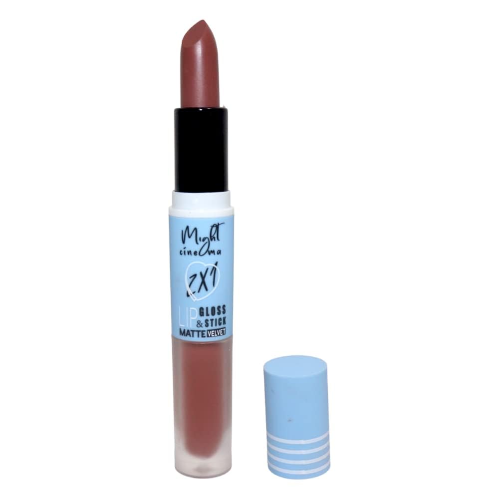 Might Cinema 2x1 Lip Gloss&Lipstick Matte Velvet-Shade Number 205