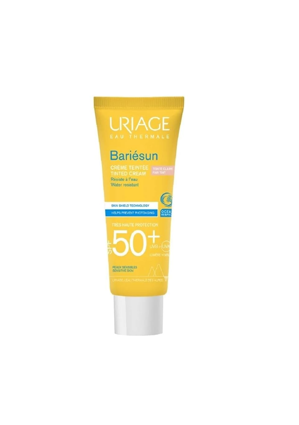 Uriage Bariesun Tinted Sun Cream Skin Shield Technology sensitive skin SPF50+ 50ml