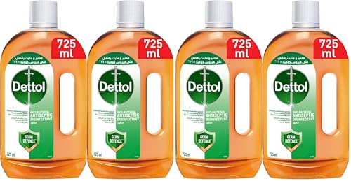 Dettol Antiseptic Liquid 725ml Pack of 4