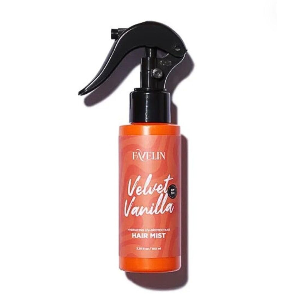 Favelin Velvet Vanilla Hair Mist 100 ml | With Sugary and Sweet Scent of Candy | Refreshing and Hydrating | Effective Sun Protection With SPF 30+.