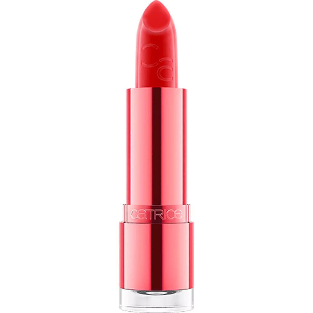 Catrice Wild Hibiscus Glow Lip Balm, Lipstick, No. 010 Hawaiian Blossom Glow, Red, Nourishing, Colour Matching, Natural, Shiny, Radiant, Vegan, Alcohol Free (3.5 g)