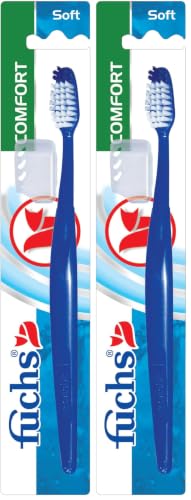 Fuchs Toothbrush Comfort - assorted color (Pack of 2)