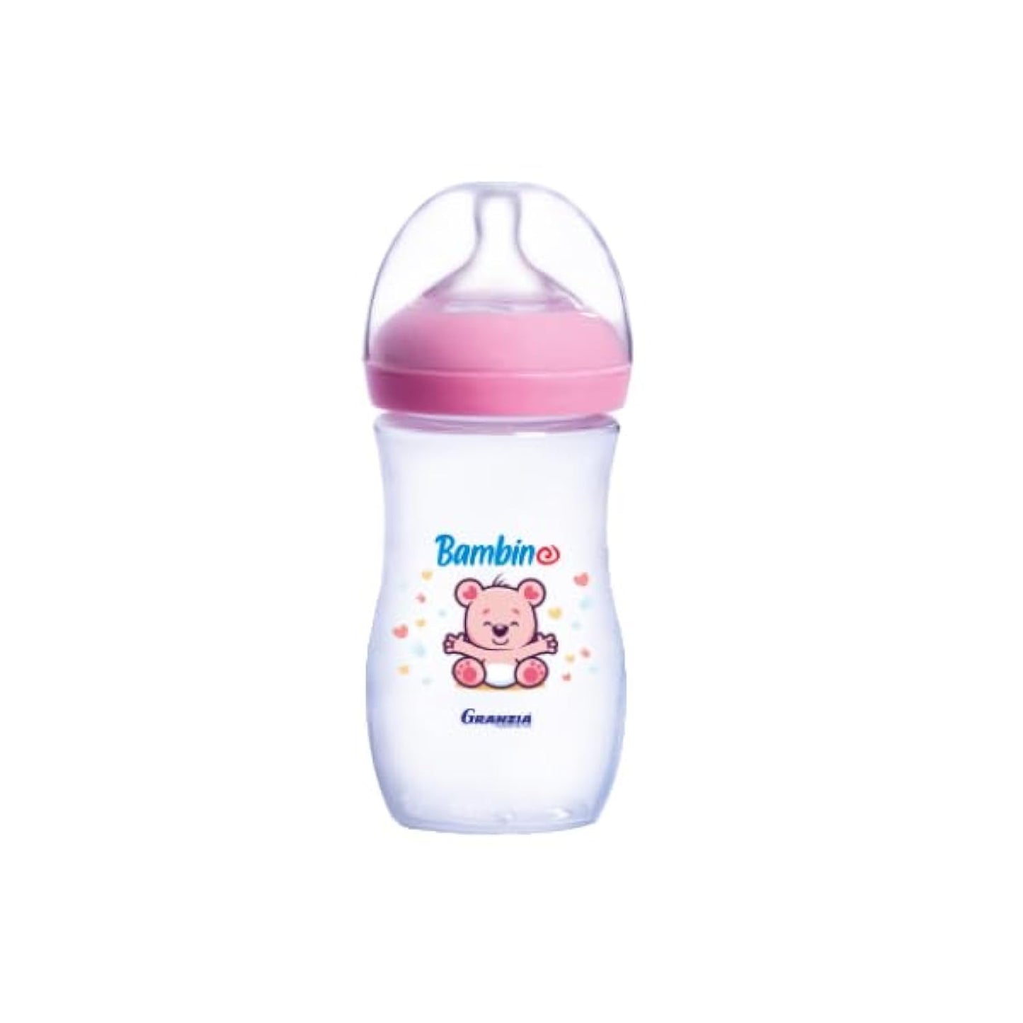 Granzia Bambino Natural Baby Feeding Bottle Rose 150 ML