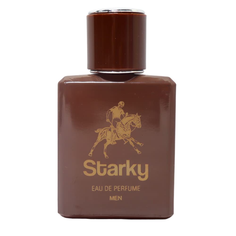 Starky eau de perfume natural spray vaporisateur for men 50ml-brown