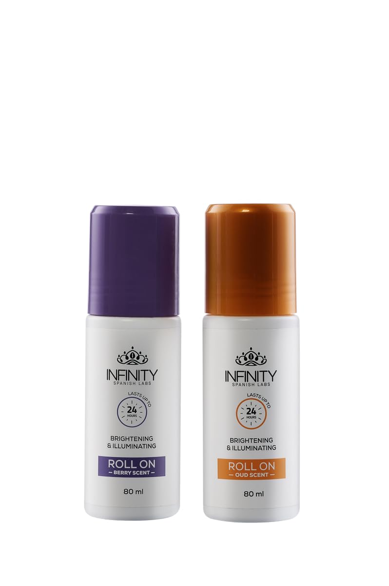 INFINITY 2 Items of Brightening & Illuminating Roll On - Fruity & Berry scent Promo Pack