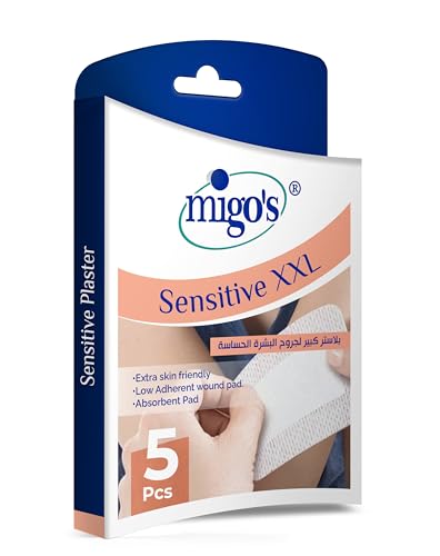 MEGO 5 Large Plasters Painless to Remove