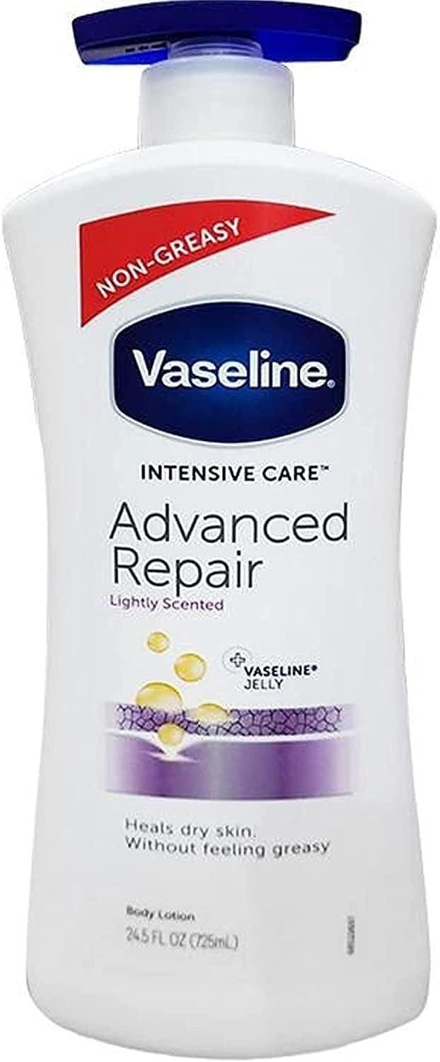 Vaseline Intensive Care Body Lotion - Advanced Repair - 24.5 Fl Oz (725 mL) Per Bottle