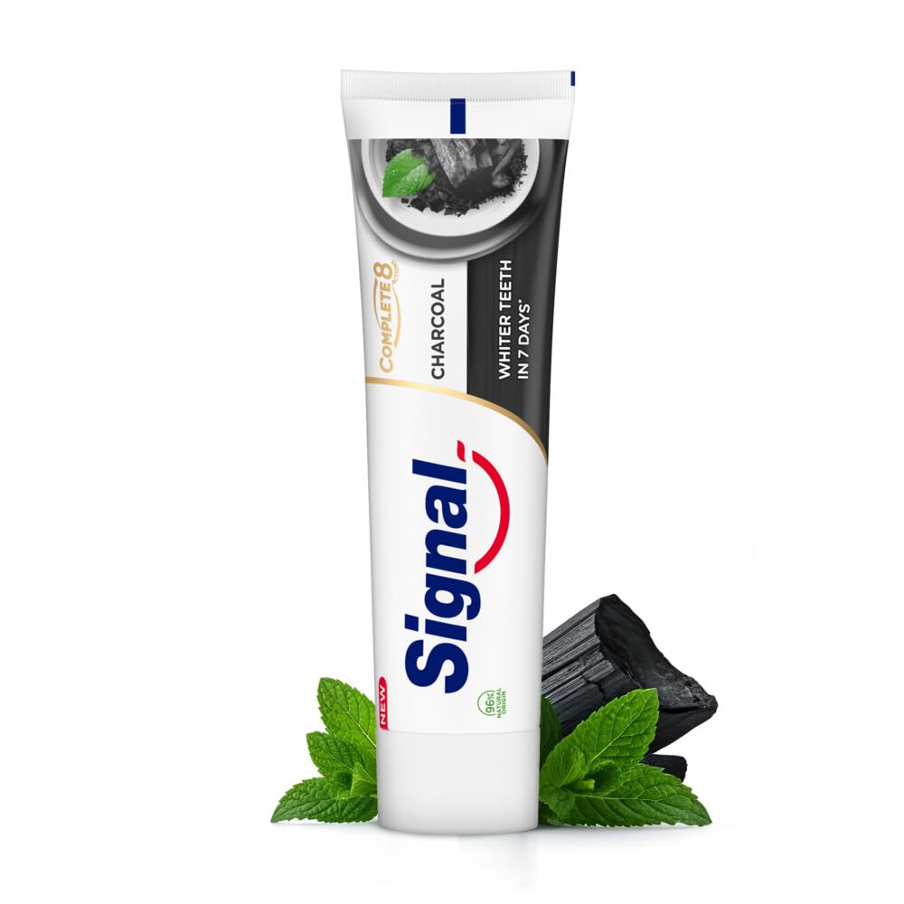 Signal Complete 8 Charcoal White and Detox Toothpaste (100ml)
