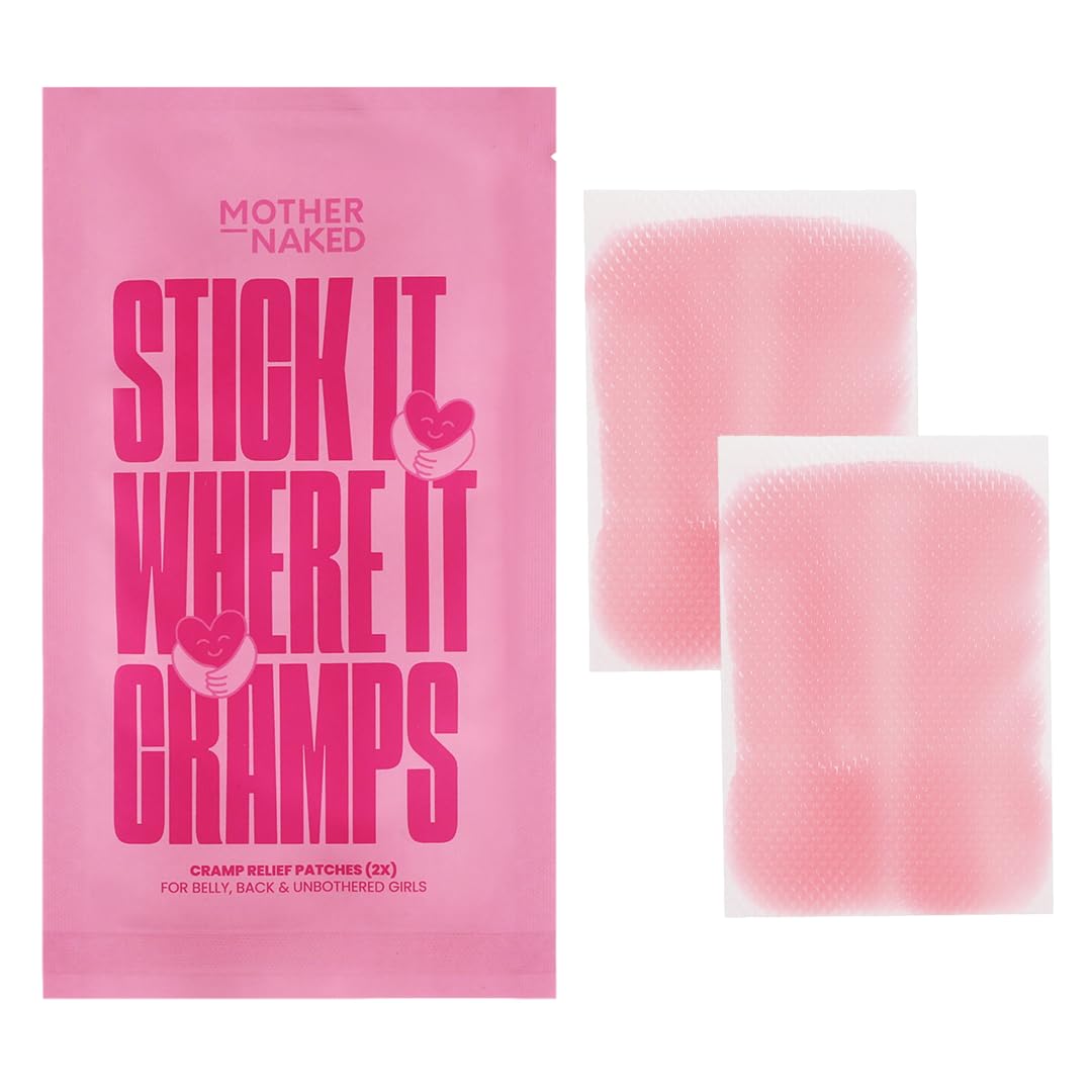 Mother Naked MotherNaked Stick It Where It Cramps | Period Patches | 2x Patches Per Pack | Fast Relief From Cramps | Warming And Cooling Comfort