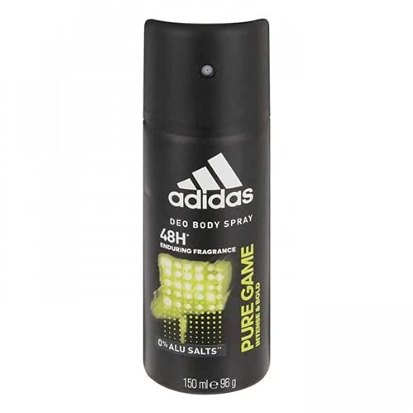 adidas pure game deodorant body spray for men - 150 ml