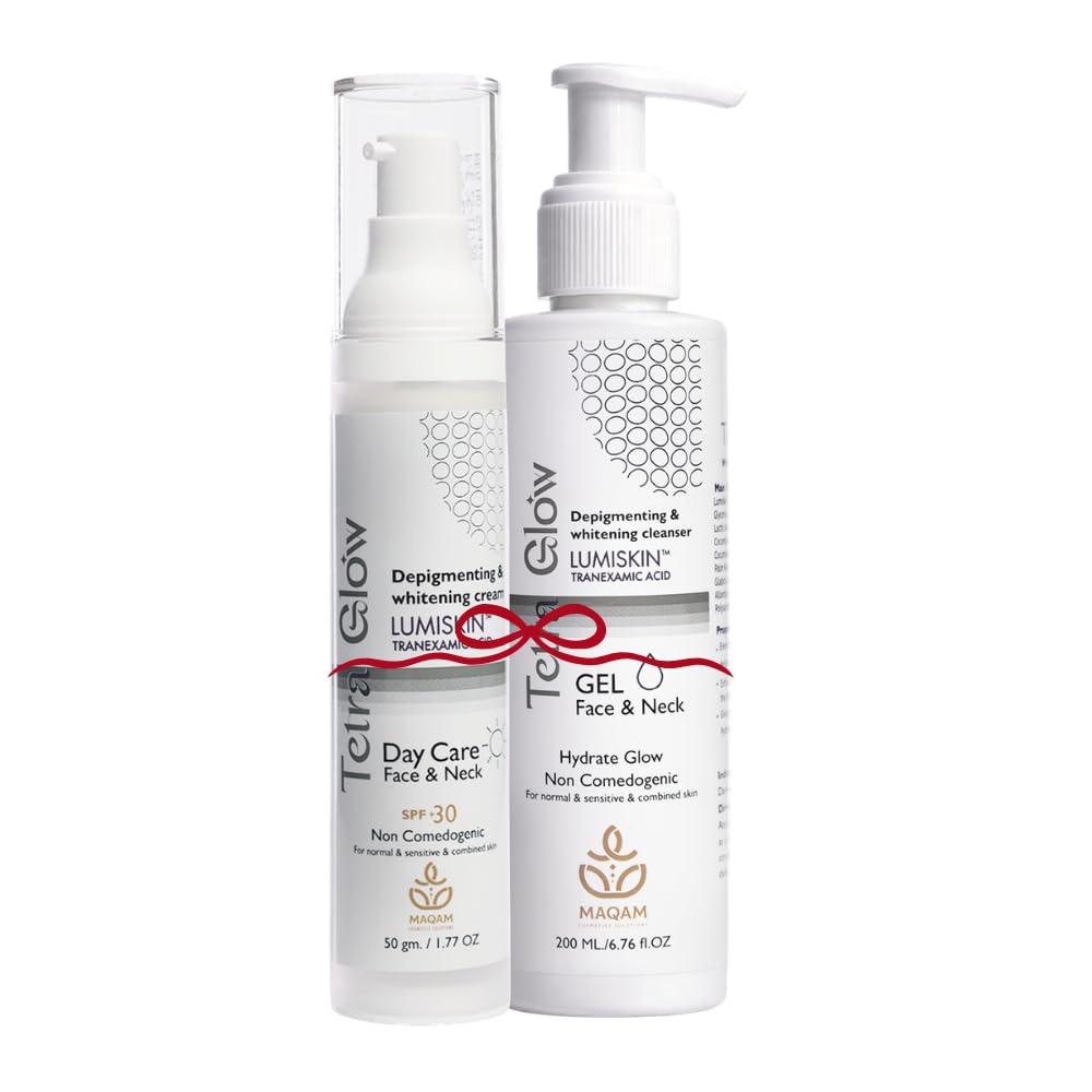 Tetra Glow Whitening Face Care Set (Day Cream and Cleansing Gel)