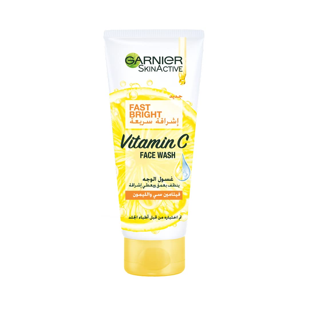 Garnier Skin Active Fast Bright Face Wash With Vitamin C And Lemon - 100Ml