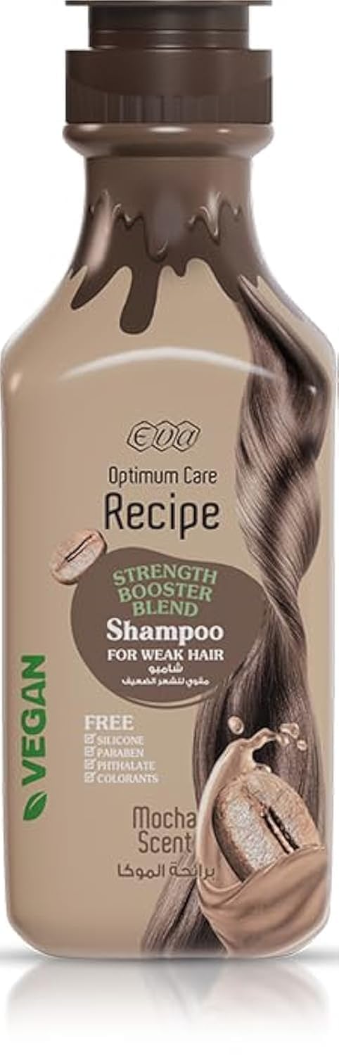 Eva Optimum Care Recipe Strength Booster Blend Shampoo Mocha Scent 350 Ml