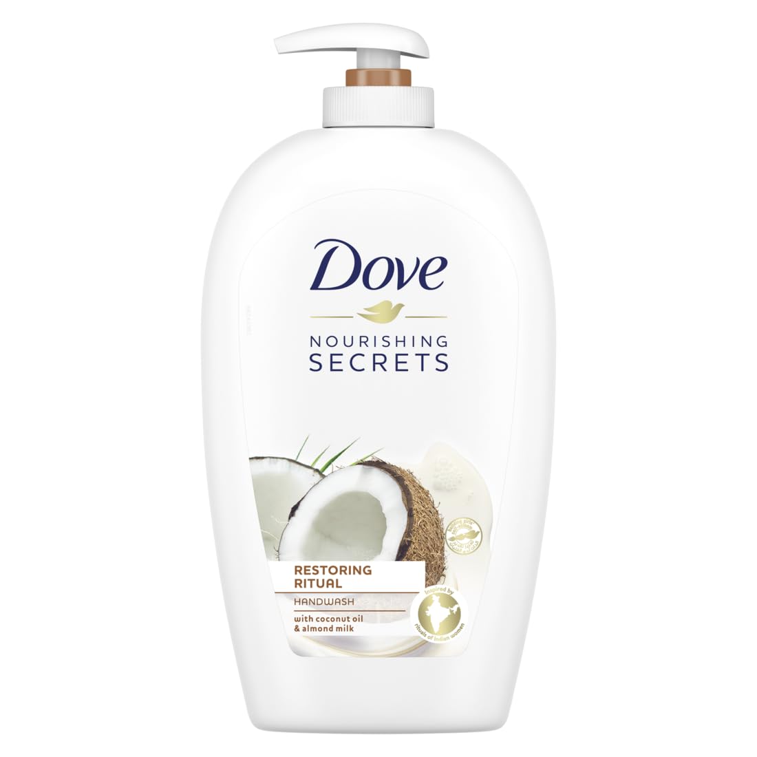 Dove Nourishing Secrets Hydrating Handwash Made with Coconut oil & Almond milk Restoring Ritual 500ML